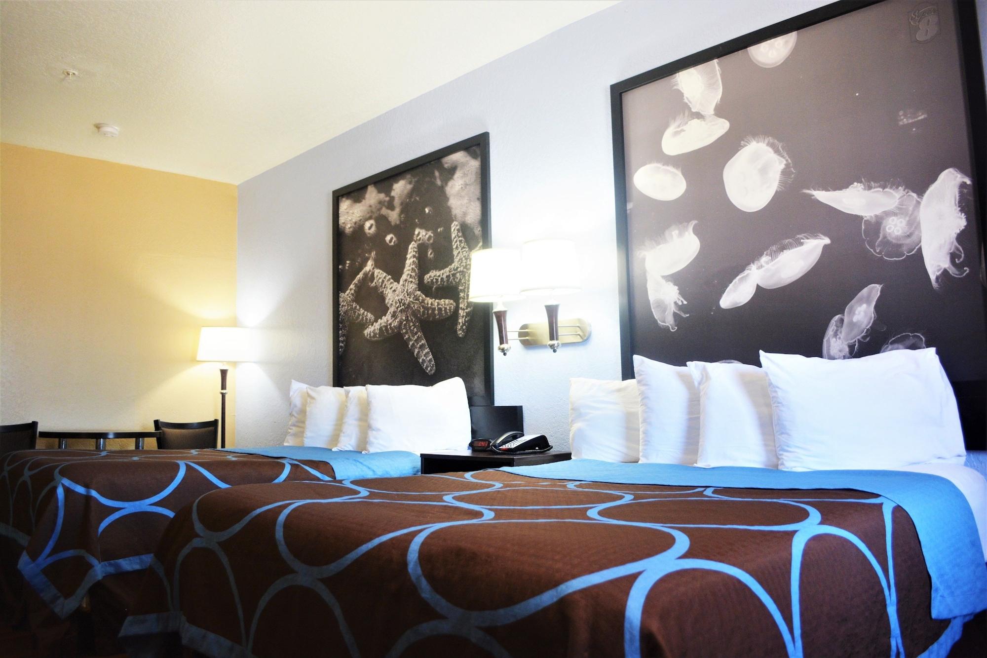 Super 8 By Wyndham Galveston Hotell Exteriör bild